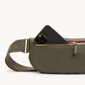 Charles Crossbody | Olive/Brushed Gold | Med