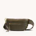 Charles Crossbody | Olive/Brushed Gold | Med