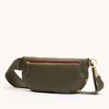 Charles Crossbody | Olive/Brushed Gold | Med