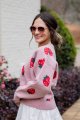 FINAL SALE - Berry Bliss Blush Knit Sweater