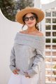 FINAL SALE - Daydream Heather Grey Turtleneck Sweater