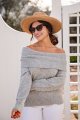 FINAL SALE - Daydream Heather Grey Turtleneck Sweater