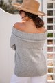 FINAL SALE - Daydream Heather Grey Turtleneck Sweater
