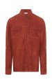 Lucas Overshirt in Rust Suede