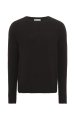 Norwich Knit Sweater in Black Cashmere