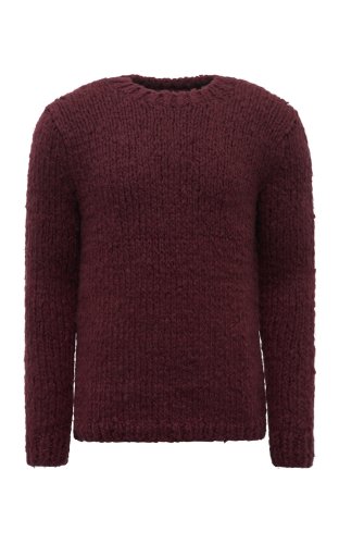 Lawrence Knit Sweater in Bordeaux Welfat Cashmere M