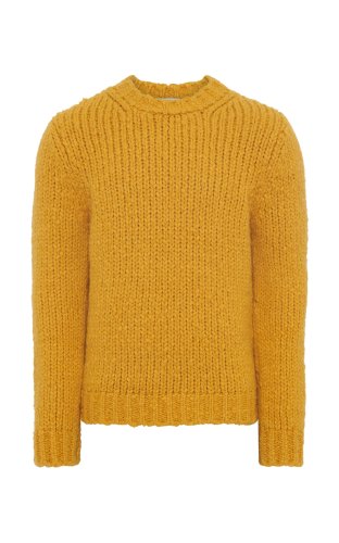 Lawrence Knit Sweater in Golden Birch Welfat Cashmere M