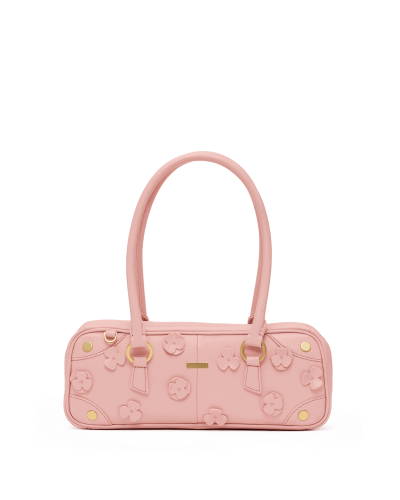 Meredith | Flamingo Flora/Brushed Gold | Sml