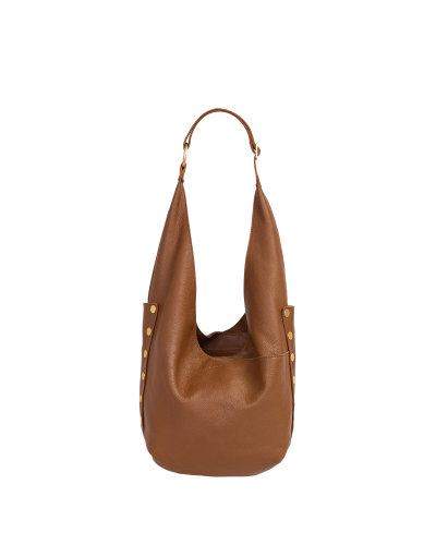 Tom Zip | Mahogany Pebble/Brushed Gold Red Zip | Lrg